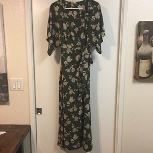 Kimono Sleeve Wrap Dress